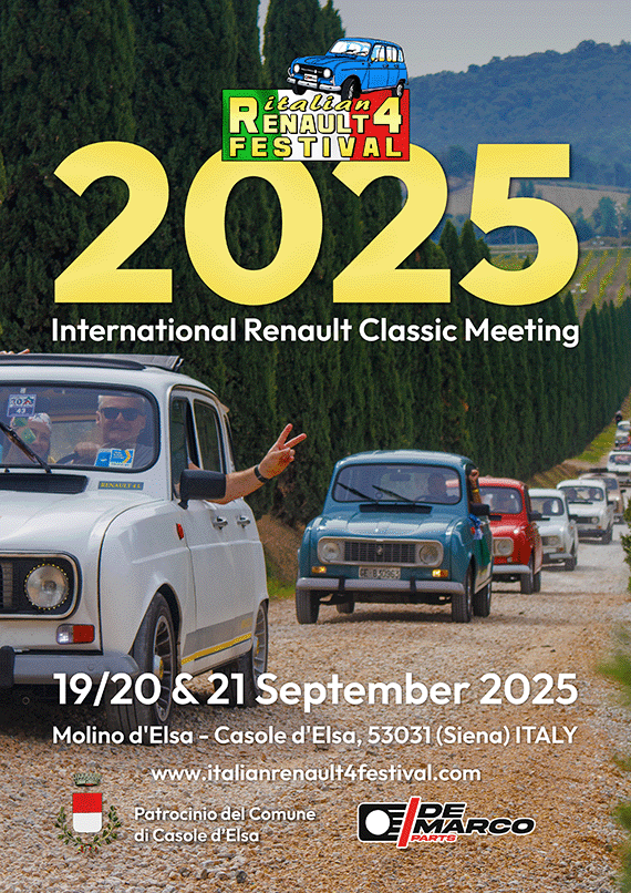 Locandina Italian Renault 4 Festival